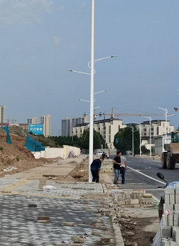 纺织工业园园区道路照明工程